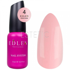 Edlen French Base 4 Камуфлирующая база нежно-розовая пастель,  9 мл