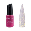 Edlen Professional Top No Wipe Shimmer №1 Diamond - Закріплювач для гель-лаку (прозорий з золотим мікроблиском),  9 мл