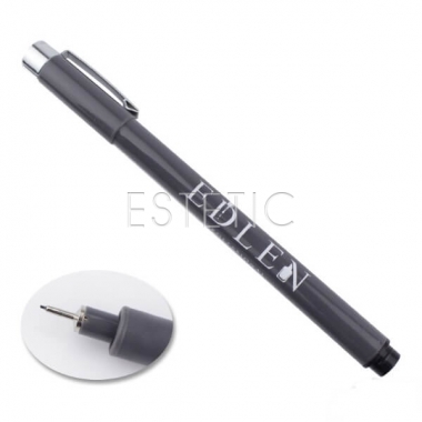 Edlen Professional Nail Marker - Маркер-лайнер для ногтей, толщина 0,05 мм (черный)