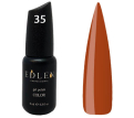 Гель-лак Edlen Professional №035 (дымчато коричневый, эмаль), 9 мл