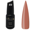 Гель-лак Edlen Professional №049 (светло-коричневый, эмаль), 9 мл