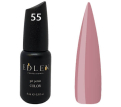 Гель-лак Edlen Professional №055 (пастельний фіолетово-рожевий, емаль), 9 мл