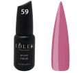 Гель-лак Edlen Professional №059 (приглушенный фиолетово-розовый, эмаль), 9 мл