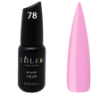 Гель-лак Edlen Professional №078 (бузково-рожевий, емаль), 9 мл