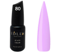 Гель-лак Edlen Professional №080 (пастельно-лиловый, эмаль), 9 мл