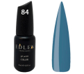 Гель-лак Edlen Professional №084 (сіро-синій, емаль), 9 мл