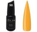 Гель-лак Edlen Professional №098 (насыщенный желтый, эмаль), 9 мл