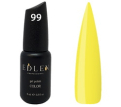 Гель-лак Edlen Professional №099 (жовтий, емаль), 9 мл
