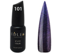 Гель-лак Edlen Professional №101 (фіолетовий, з рожево-синім шиммером), 9 мл