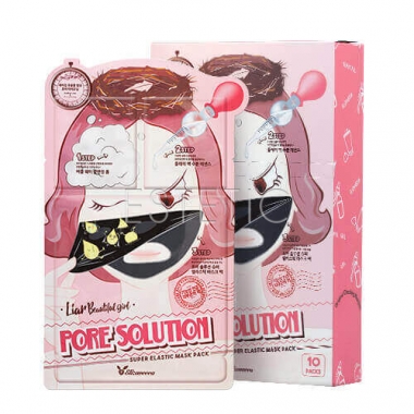 Elizavecca Pore Solution Super Elastic Mask Pack - Маска трехступенчатая для сужения пор, 25 г