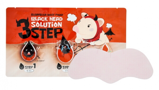 Elizavecca Face Care Milky Piggy Black Head Solution 3 Step - Набір 3 кроки для видалення чорних крапок