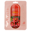 Jigott Camellia Real Ampoule Mask - Маска тканинна ампульна з екстрактом квітів і насіння камелії, 27 мл