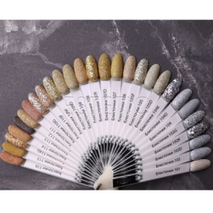 Komilfo блесточки 101, размер 0,08, (чистое серебро), 2,5 г