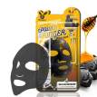 Elizavecca Black Charcoal Honey Deep Power Ringer Mask Pack - Очищающая питательная маска с древесным углем и медом, 23 мл