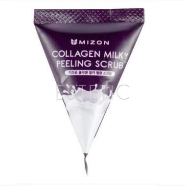 Mizon Collagen Milky Peeling Scrub - Скраб для обличчя з колагеном і молочним білком, 7 г