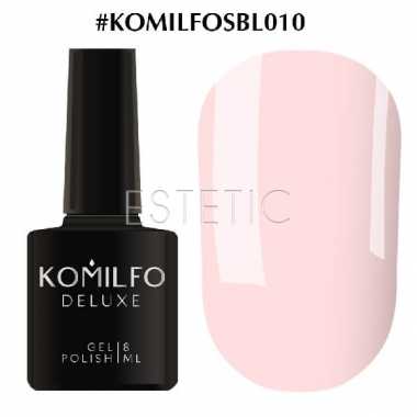 Гель-лак Komilfo Deluxe Series №SBL010 (вершковий рожевий, емаль), 8 мл