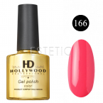 Гель-лак Hollywood №166 (розовый, эмаль), 8 мл
