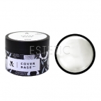 F.O.X Cover Rubber Base №005 - Каучуковая камуфлирующая основа для гель-лака (молочно-белый), 30 мл (банка)