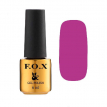 Гель-лак F.O.X Drinks №566 Juice (фиолетовый, эмаль), 6 мл