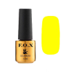 Гель-лак F.O.X Drinks №569 Lemonade (лимонний, емаль), 6 мл