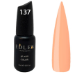 Гель-лак Edlen Professional №137 (персиковый, эмаль), 9 мл