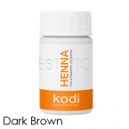 Kodi Professional Хна для окрашивания бровей Dark Brown (темно-коричневый), 10 г 