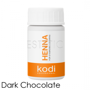 Kodi Professional Хна для фарбування брів Dark Chocolate (темный шоколад), 10 г