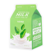 A'pieu Green Tea Milk One-Pack - Маска тканинна для обличчя "Зелений чай", 21 г