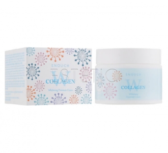 Enough W Collagen Whitening Premium Cream Освітлюючий крем для обличчя з колагеном, 50 мл