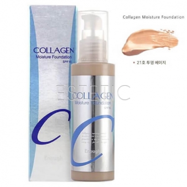 Enough Collagen Moisture Foundation SPF15 - Увлажняющий коллагеновый тональный крем №21, 100 мл