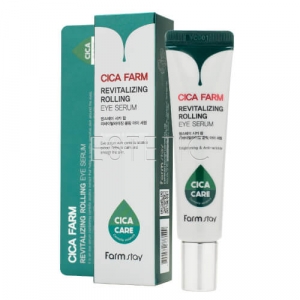 FarmStay Cica Farm Revitalizing Rolling Eye Serum - Відновлююча сироватка-роллер для шкіри навколо очей з центеллою азіатською, 25 мл