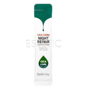 FarmStay Cica Farm Night Repair Sleeping Mask Восстанавливающая ночная маска с центеллой азиатской, 4 мл