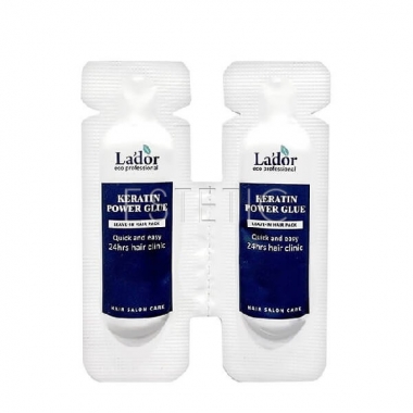 La'dor Keratin Power Glue - Сироватка-клей з кератином для пошкоджених кінчиків волосся, 1г + 1г