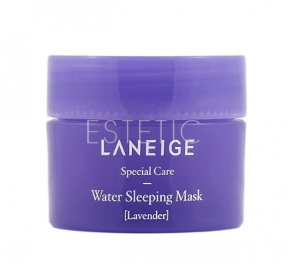 Laneige Water Sleeping Mask Lavender Miniature - Зволожуюча нічна маска для обличчя з лавандою, 15 мл