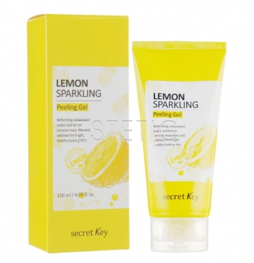 Secret Key Lemon Sparkling Peeling Gel Лимонная пилинг-скатка, 120 мл