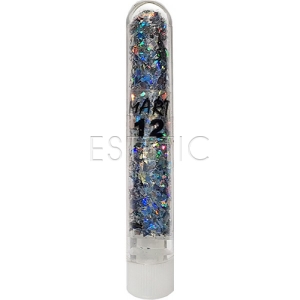 mART Слюда для дизайну в колбі №12 (срібло голографічне)