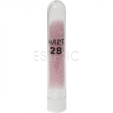 mART Кришталевий бісер для дизайну №28 (рожевий світлий)