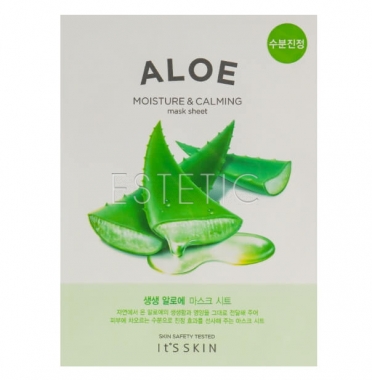 It's Skin The Fresh Aloe Mask Sheet - Маска тканевая для лица с экстрактом алоэ, 19 мл