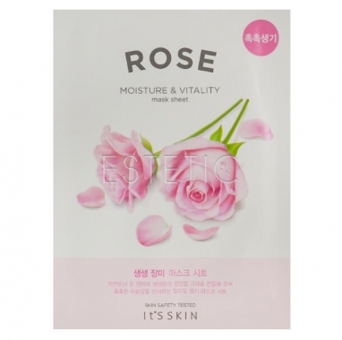 It's Skin The Fresh Rose Mask Sheet - Маска тканевая для лица с экстрактом розы, 19 мл