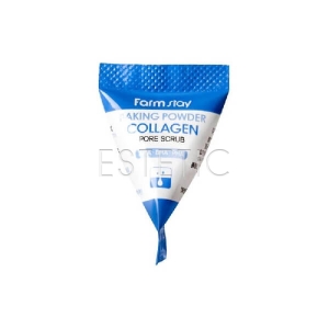 FarmStay Collagen Baking Powder Pore Scrub - Скраб для обличчя з содою і колагеном, 7 гр
