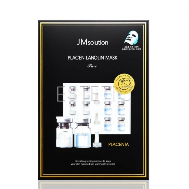 JMsolution Placen Lanolin Mask Pure - Увлажняющая маска с протеинами плаценты и ланолином, 30 мл