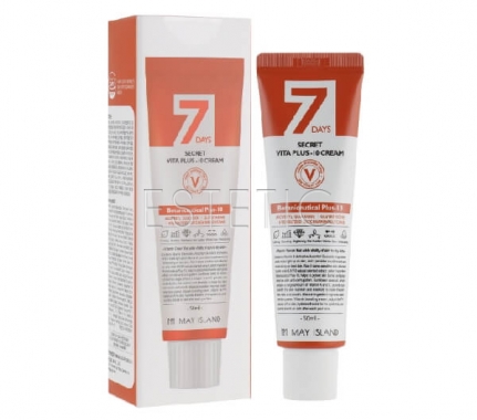 May Island 7 Days Secret Vita Plus-10 Cream - Витаминизированный крем для осветления и выравнивания тона кожи, 50 мл