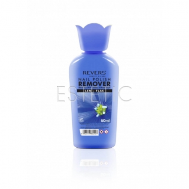 REVERS Nail Polish Remover Flax -Жидкость для снятия декоративного лака Лён, 60 мл