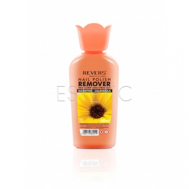 REVERS Nail Polish Remover Calendula - Жидкость для снятия декоративного лака Календула, 60 мл