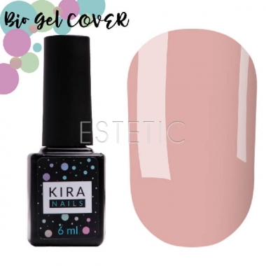 Kira Nails Bio Gel Cover Біогель для зміцнення (бежево-рожевий), 6 мл