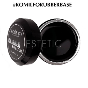 Komilfo Rubber Base Coat - каучукова база для гель-лаку, 15 мл (без пензлика)