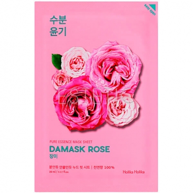 Holika Holika Pure Essence Mask Sheet Damask Rose - Тканевая маска 
