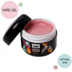 Kira Nails Hard Gel Natural - Гель для моделирования (розово-бежевый), 30 г