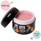 Kira Nails Hard Gel Natural - Гель для моделирования (розово-бежевый), 50 г