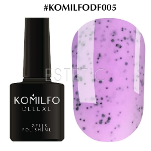 Гель-лак Komilfo Dragon Fruit №DF005 (бузковий з вкрапленнями), 8 мл